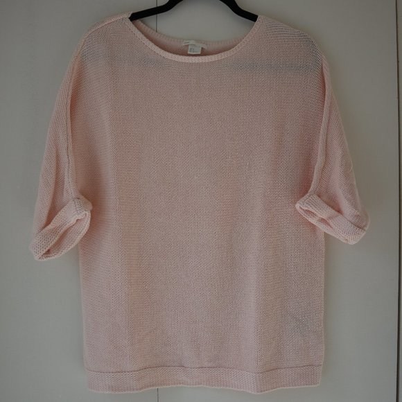 H&M pale apricot loose fit sweater - Picture 1 of 5